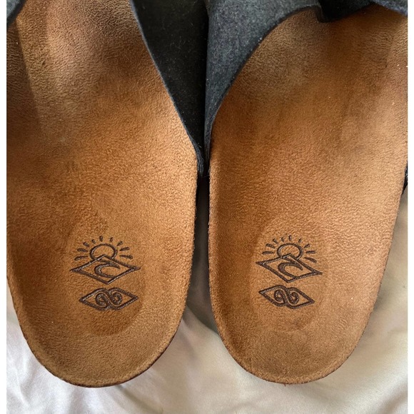 Womens Rip Curl Stella slip on sandals size 10 Black - Picture 6 of 13